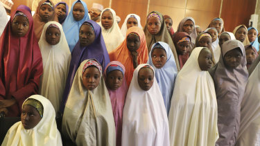 Dozens of Nigerian school girls kidnapped by Boko Haram were freed in 2018.