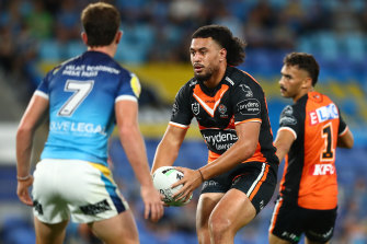Wests Tigers back-rower Kelma Tuilagi is off to Manly after this season.