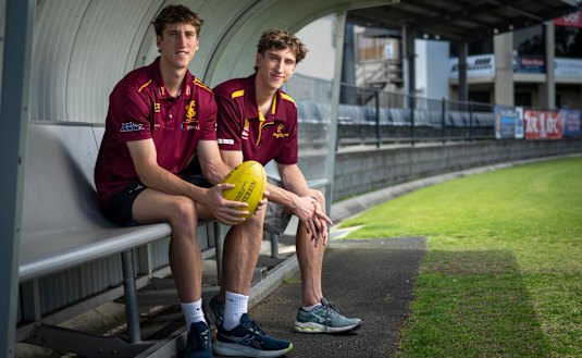 The Whitlocks will be in the AFL next year, and they will find out which club in a few days’ time.