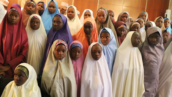 Dozens of Nigerian school girls kidnapped by Boko Haram were freed in 2018.