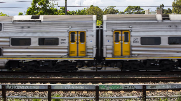 Sydney Trains: a man has died after being knocked onto the tracks at Hurlstone Park