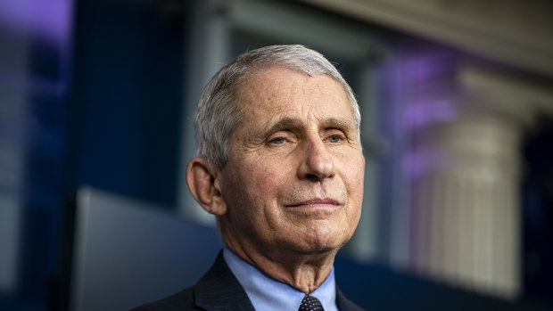 Dr Anthony Fauci, director of the National Institute of Allergy and Infectious Diseases.