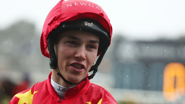Jockey Zac Lloyd.