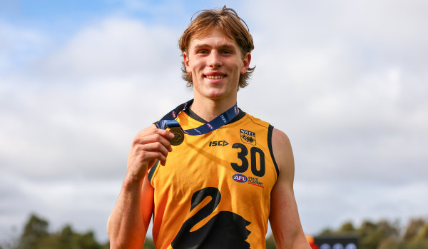 Daniel Curtin was Western Australia’s MVP at the AFL under-18 Championships.