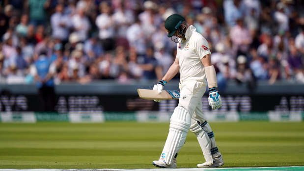 Australia's Steve Smith was booed during the Ashes Test match at Lord's.
