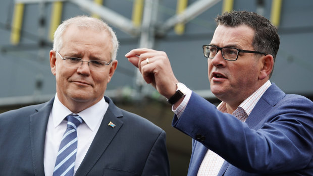 Prime Minister Scott Morrison and Premier Daniel Andrews have developed a 'bromance'.