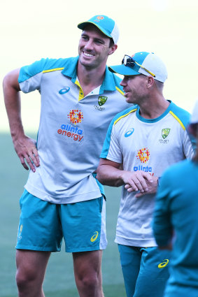 IPL millionaires: Pat Cummins and David Warner.