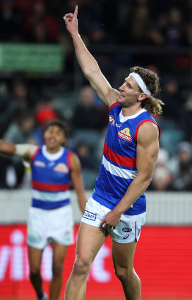 Naughton kicked 142 goals between the 2021-23 seasons.