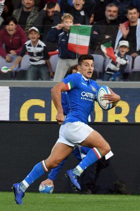 Up for the fight: Italy are plotting an upset over the Wallabies.