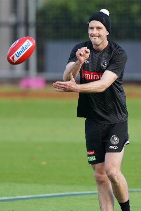 Roughead at training this week.