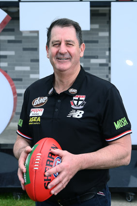 Ross Lyon has returned for his second stint as the Saints’ senior coach.