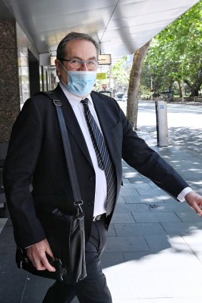 Michael Toohey, the first witness at the ICAC on Monday.