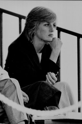 Princess Diana watching Prince Charles play polo at Warwick Farm Racecourse.