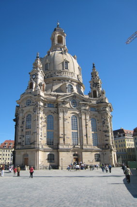 The Dresden Frauenkirche in Germany.