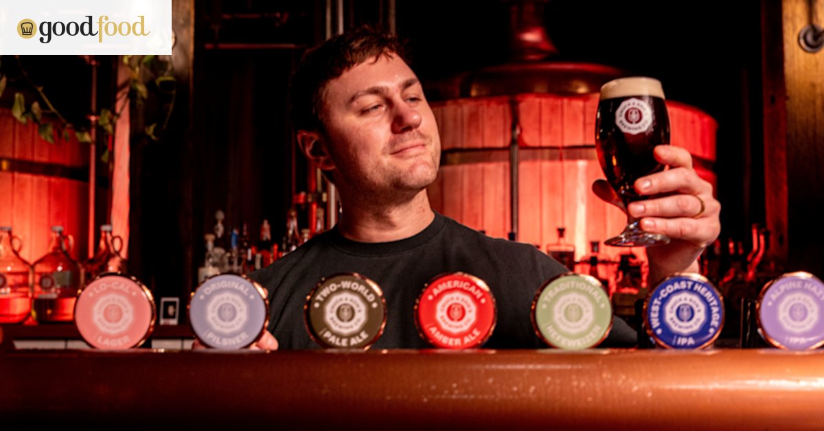 Come for the lager, stay for the chips on a stick at beer legend Chuck Hahn’s brewery