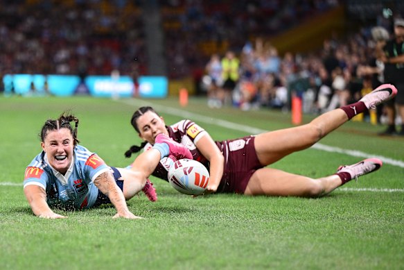 Jayme Fressard enjoyed a great night for NSW.