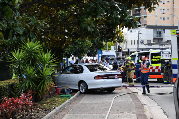 The boy is being transported to Sydney Children’s Hospital.