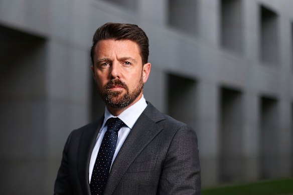 The Coalition’s new home affairs spokesman, Jonno Duniam, steps into the role during a period of tense debate.