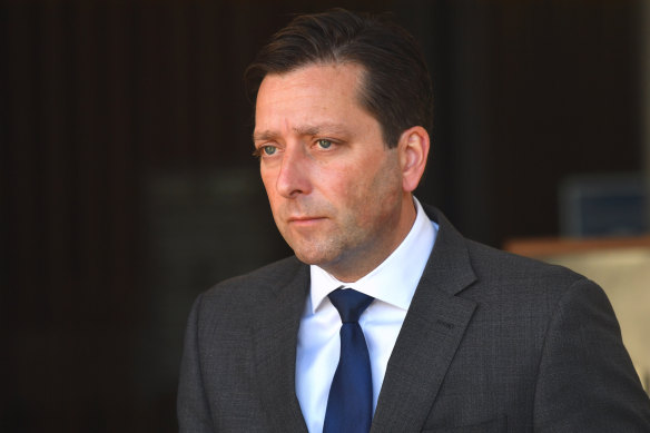 Matthew Guy has defended Renee Heath as a “professional woman in the health field” who should not be judged based on her father’s church.