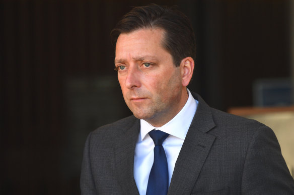 Victorian Opposition Leader Matthew Guy. 