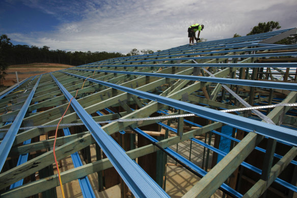 Housing being built at Gladstone.