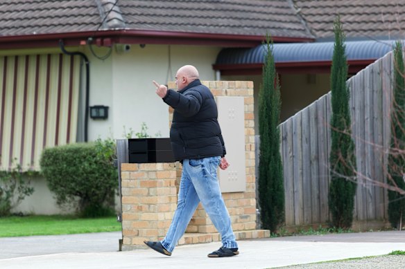 Former CFMEU boss John Perkovic’s property was raided on Wednesday morning.