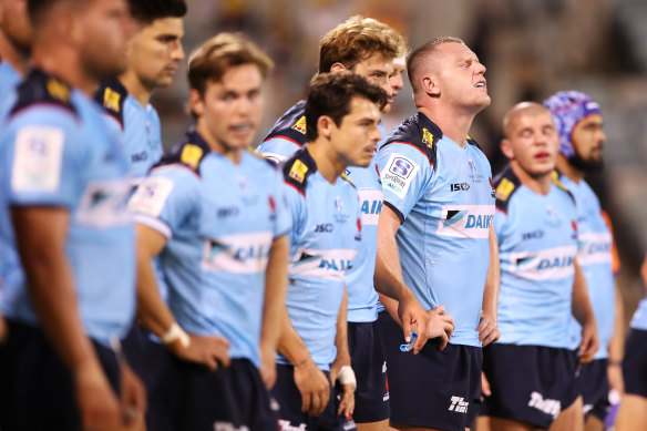 The Waratahs may look at installing a director of coaching after a disastrous start to the Super Rugby AU season.