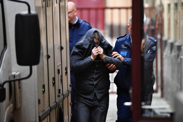 Jaymes Todd arrives at the Supreme Court for his sentencing on Monday.