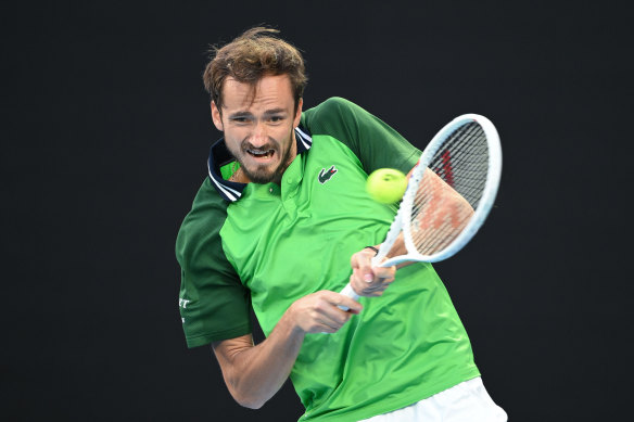 Daniil Medvedev said he is making a concerted effort to avoid aggravation from opponents and crowds and focus on playing tennis.