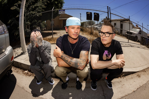 Blink-182 spearheaded the skatepunk movement of the 1990s and 2000s. 