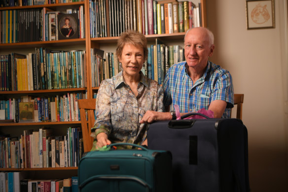 Elizabeth Foster and husband Michael Scott are going to spend their summer holidays in Dunkeld instead of overseas.