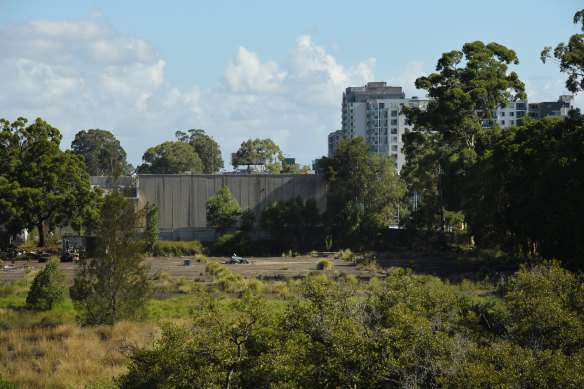 The former James Hardie asbestos factory in Camellia, previously owned by Charlie Demian, now under the Abacus Property Group.