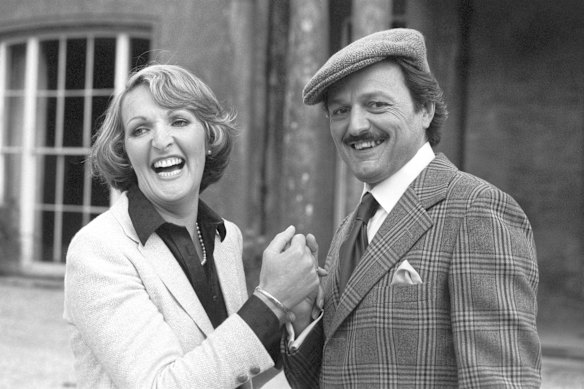 Penelope Keith and Peter Bowles in To The Manor Born.
