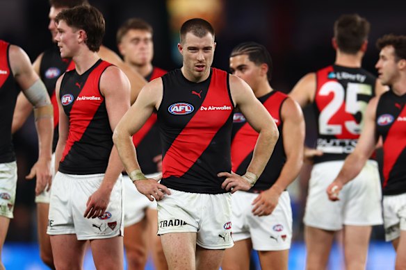Zach Merrett’s and the Bombers’ season from hell continues.