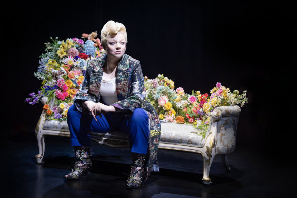 Sarah Snook in the production of The Picture of Dorian Gray.