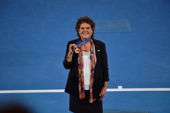 Evonne Goolagong-Cawley was awarded a companion of the Order of Australia in 2018. 