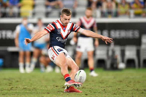 The 19-year-old has been named on the bench for Friday’s semi-final against Manly.