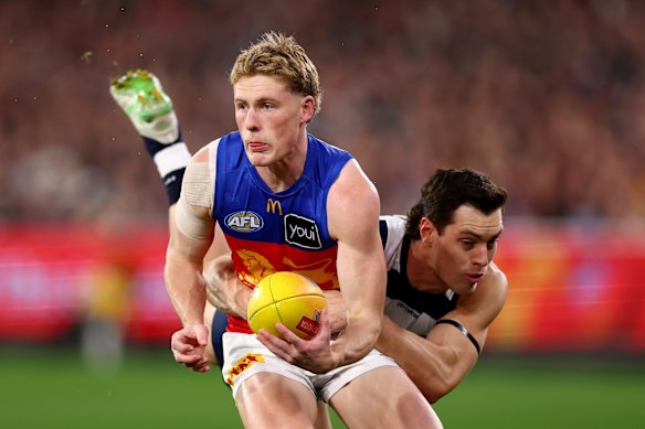 Jaspa Fletcher has credited Harris Andrews for accelerating his own move to the backline.