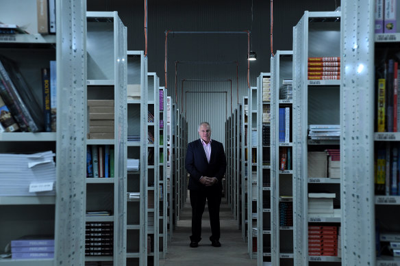 Booktopia chief executive Tony Nash: The online bookseller faces a Federal Court case brought by the ACCC.