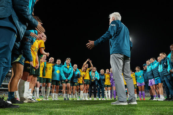 Matildas interim coach Tom Sermanni.