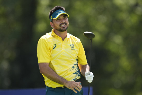Jason Day in action in round one of the men’s golf.