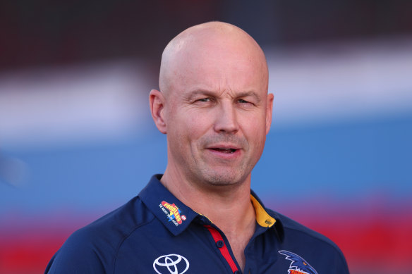 Adelaide coach Matthew Nicks. ''Fortunately or unfortunately, I don’t hear a lot of the noise.''