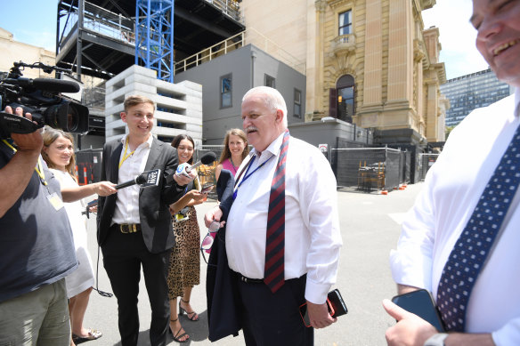 After more than 24 hours in Parliament, 21 of them debating the pandemic bill, Transport Matters MP Rod Barton headed out.