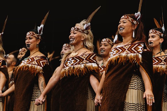 Te Kahu Ariki are one of nine Australian kapa haka groups competing in this year’s event on the Gold Coast.