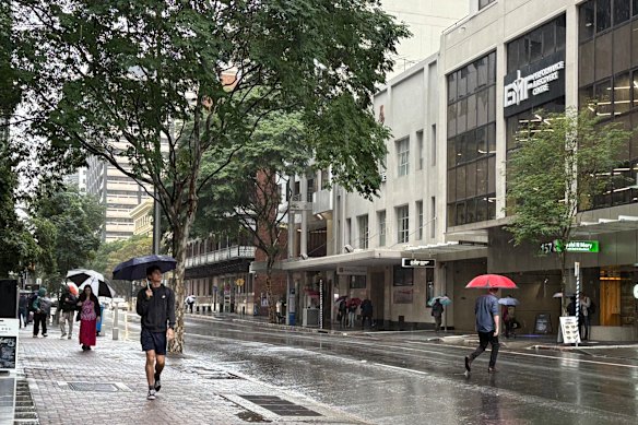 Steady rainfall on Monday is forecast to clear to sunny skies and cold night by Thursday.