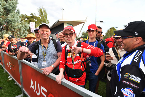 Formula 1 fans queued all morning to be told at the last minute that it was all over. 