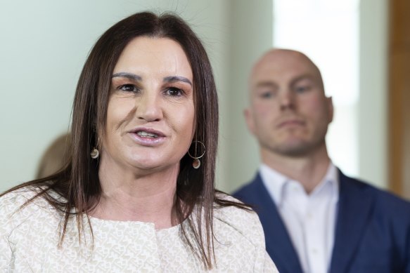 Jacqui Lambie and David Pocock.