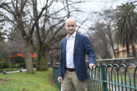 Victoria’s outgoing Department of Premier and Cabinet secretary Jeremi Moule in his home town of Bendigo.
