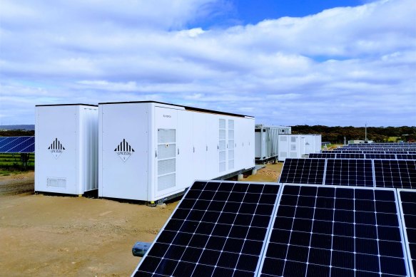 Community batteries are being funded to absorb the energy generated by solar in the middle of the day.