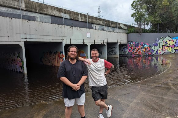 Matt Tervo (left) and Fintan Magee (right) both grew up in Brisbane. They’re passionate advocates for the city’s creative scene and want to ensure there are more opportunities for local artists to learn and grow their practice here.